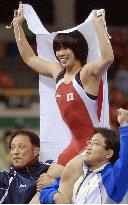 Yoshida wins women's 55 kg-class free style wrestling